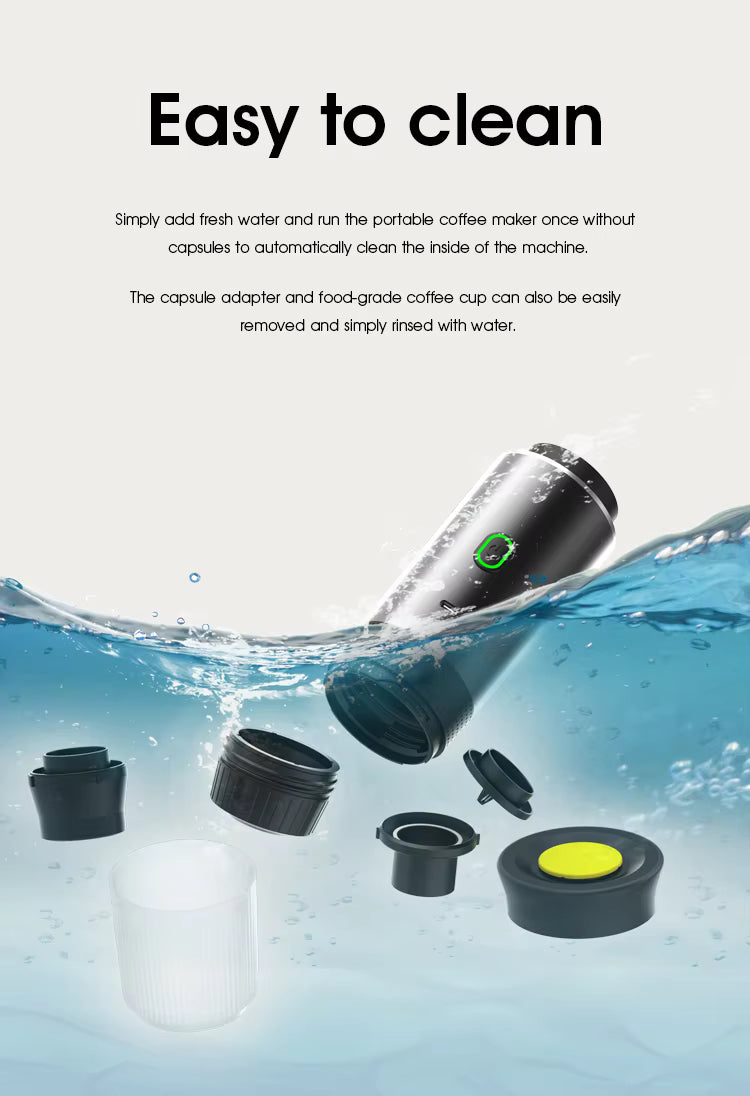 VELXO BrewGo Wireless - Portable Capsule Coffee Maker