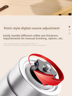 VELXO SilentGrind Pro - Manual Coffee Grinder